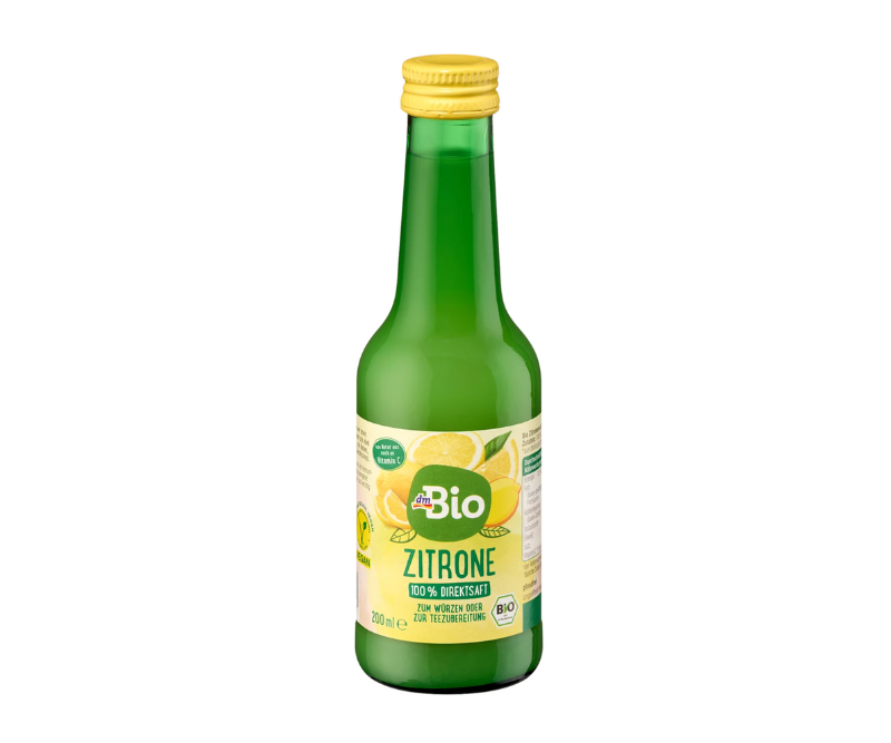 Jus de citron bio