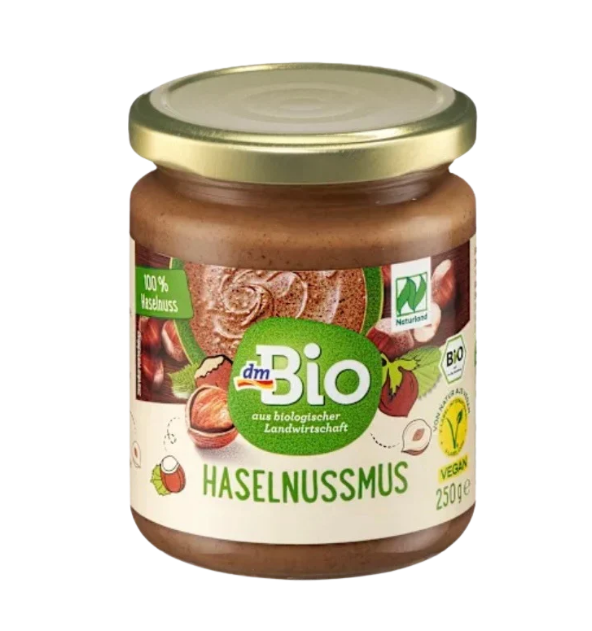Purée de noisettes bio