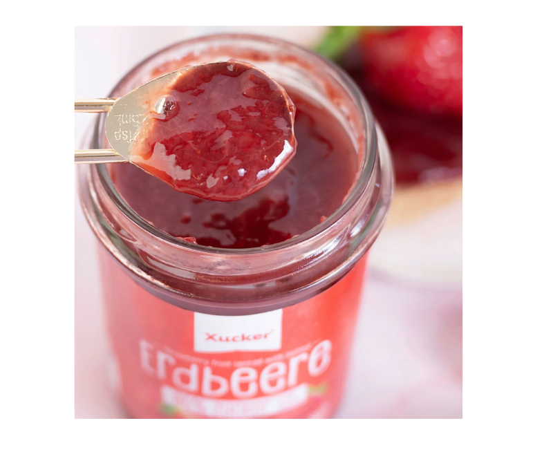 Confiture de Fraises bio au xylitol - 220 g – Image 2