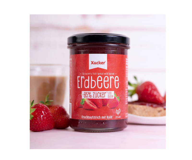 Confiture de Fraises bio au xylitol - 220 g – Image 4
