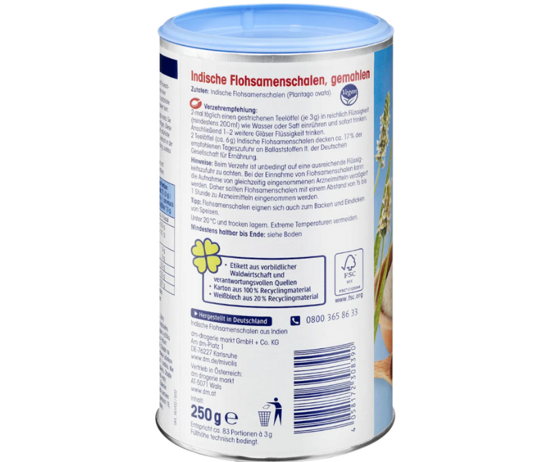 Poudre de Psyllium sans gluten - 250 g – Image 5