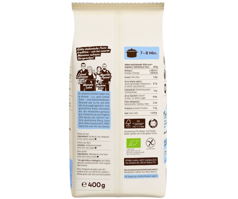 Pâtes Fusilli riz complet bio sans gluten - 400 g – Image 5