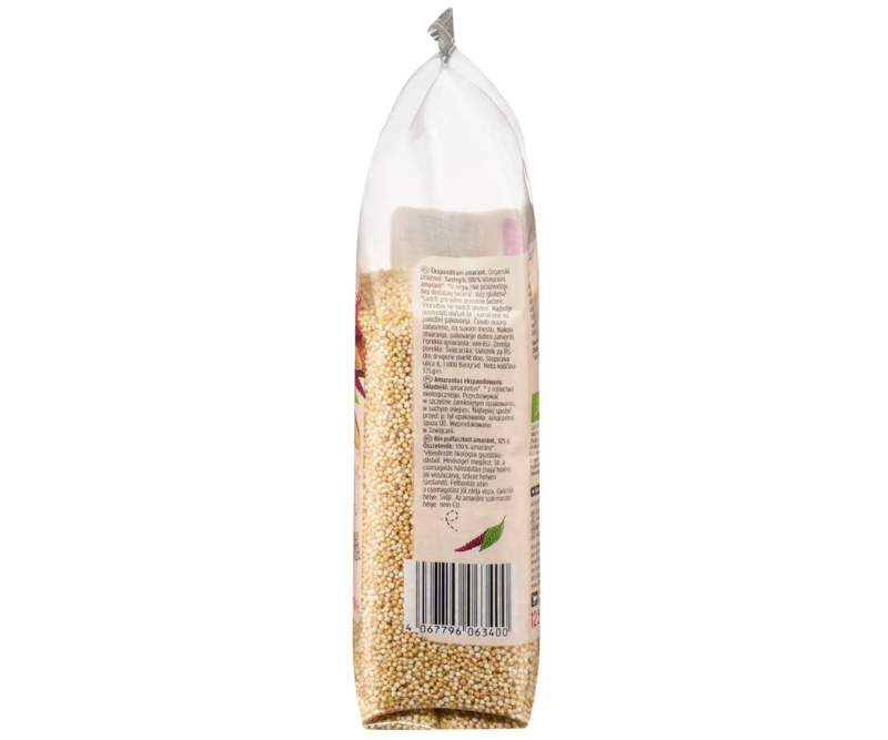 Amaranth soufflé bio sans gluten - 125 g – Image 3