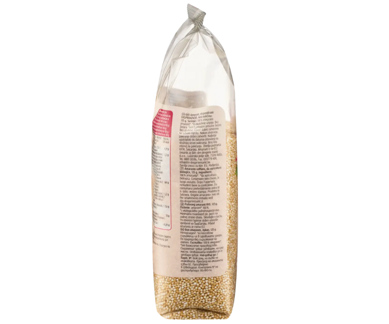 Amaranth soufflé bio sans gluten - 125 g – Image 2