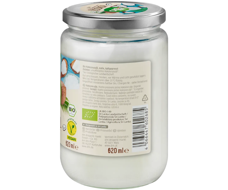 Huile de coco vierge bio - 300ml/620 ml – Image 2