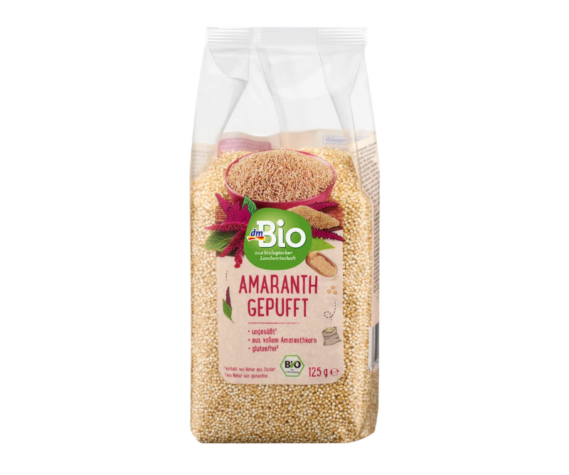 Amaranth soufflé bio sans gluten