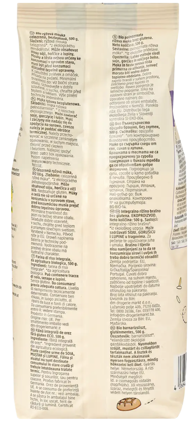 Farine de riz bio sans gluten - 500 g – Image 2