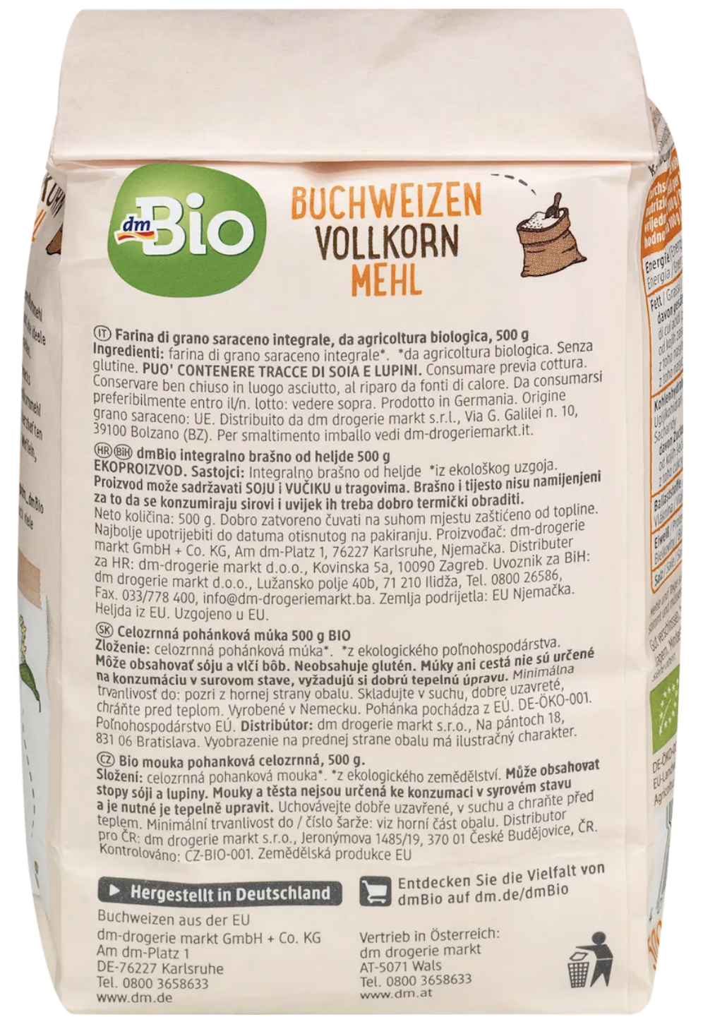 Farine de sarrasin complet bio sans gluten - 500 g – Image 5