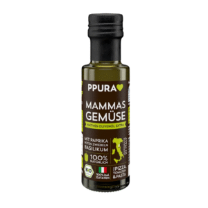 Huile d'olive paprika basilique bio