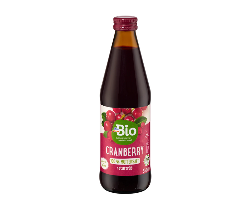 Jus de cranberry bio