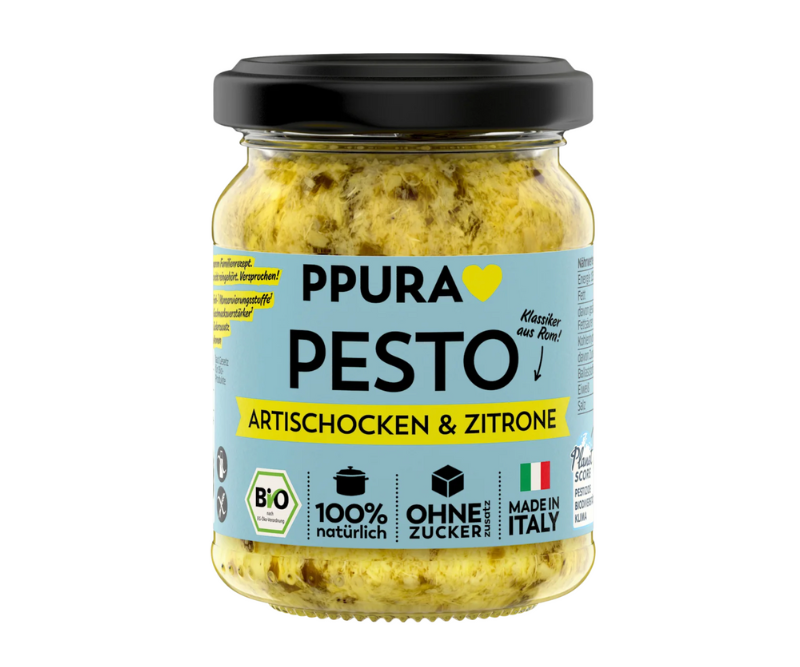 Pesto artichauts & citron bio