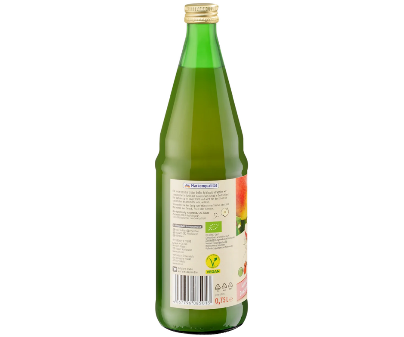 Vinaigre de cidre bio non filtré – 750 ml – Image 2