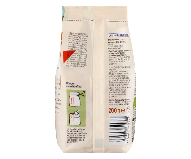 Amandes entières bio -200 g – Image 2