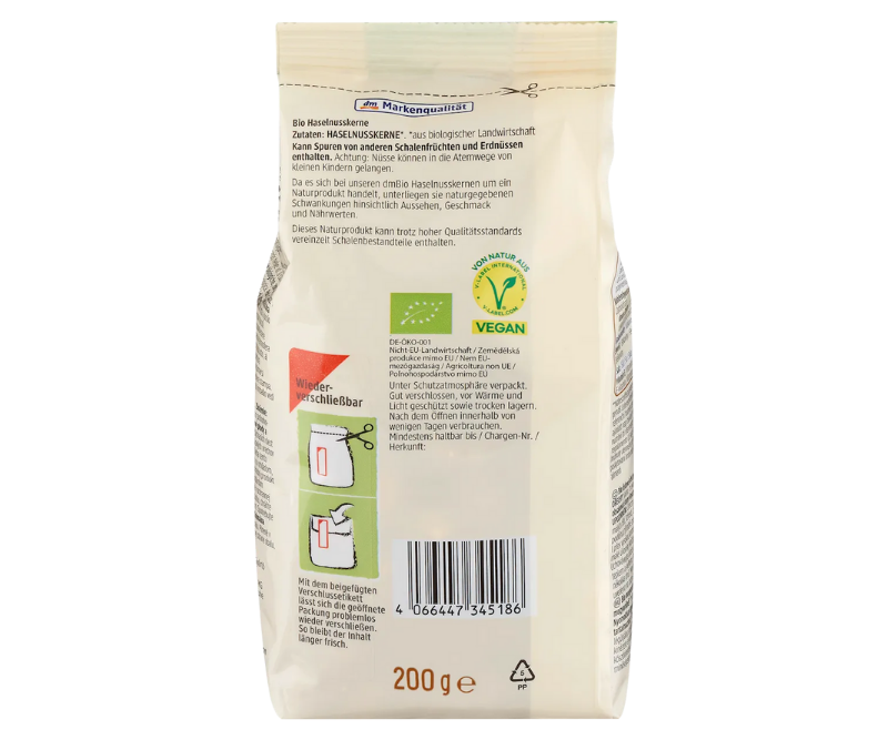 Noisettes entières bio – 200 g – Image 2