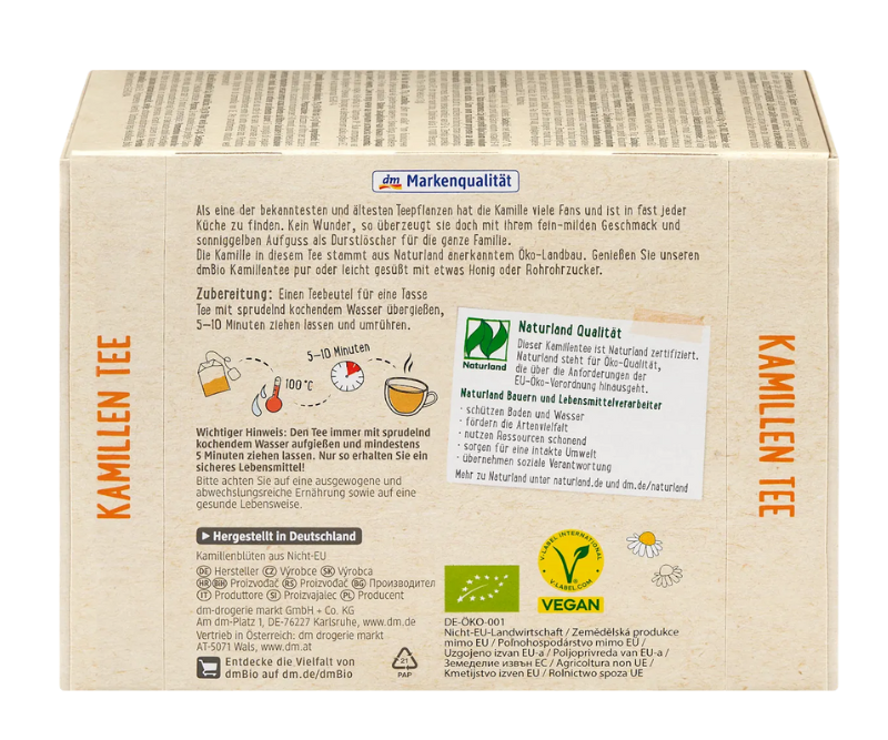 Infusion Camomille bio –50 sachets – Image 2