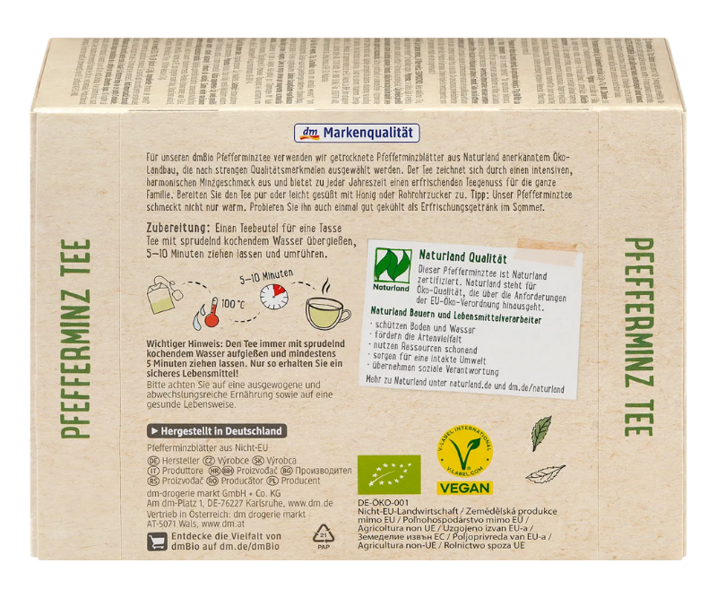 Infusion Menthe poivrée bio – 50 sachets – Image 2