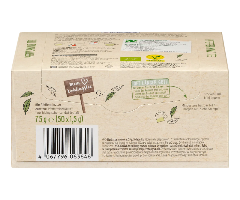 Infusion Menthe poivrée bio – 50 sachets – Image 5