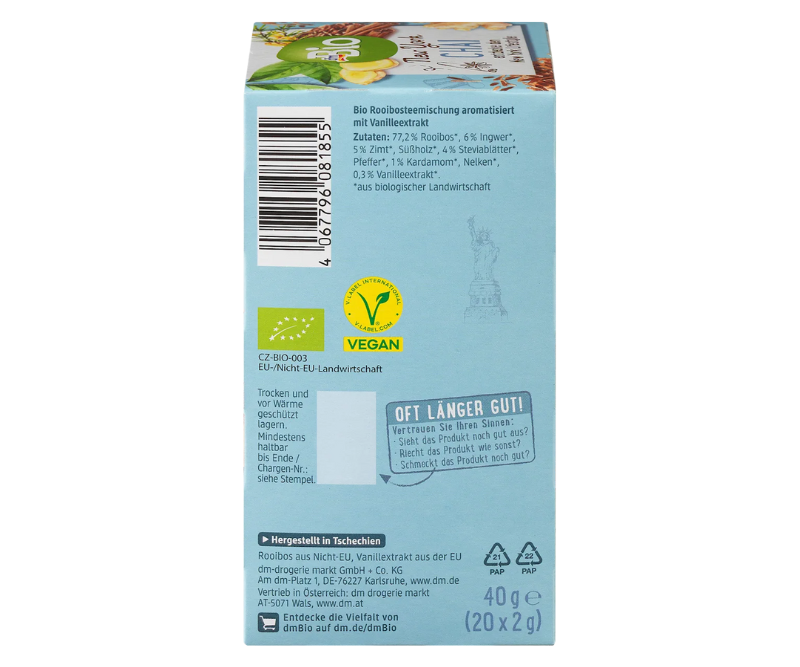 Infusion Rooibos “New York Chai” bio – 20 sachets – Image 4
