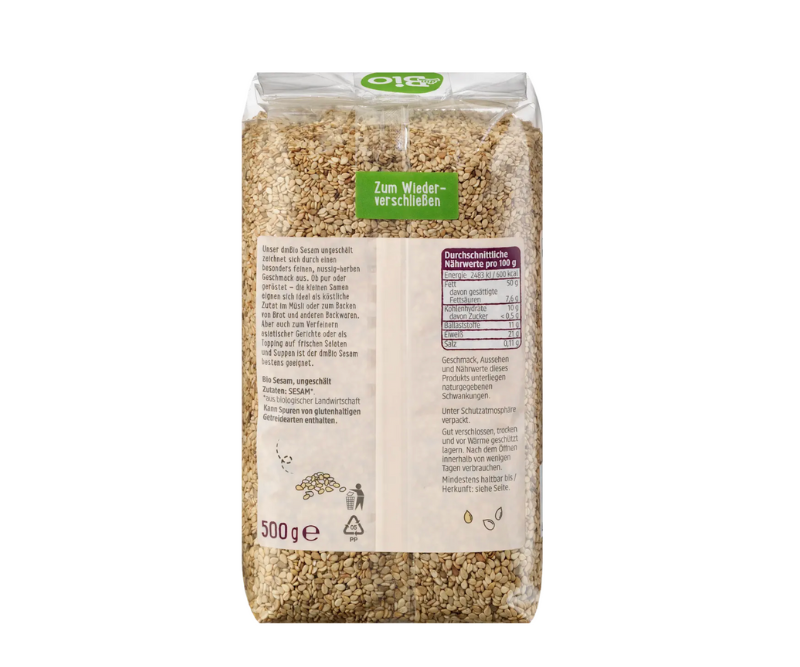 Sésame complet bio – 500 g – Image 2