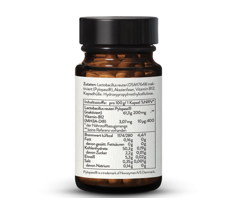 Lactobacillus Reuteri + Pylopass® – 60 gélules végétales – Image 2