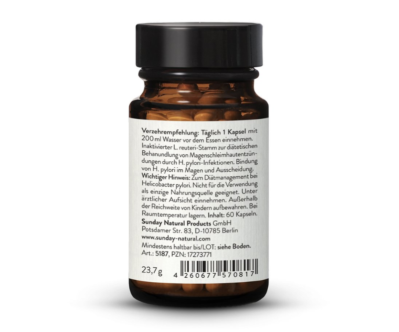 Lactobacillus Reuteri + Pylopass® – 60 gélules végétales – Image 3