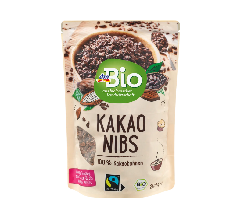 Eclats de fèves de cacao bio