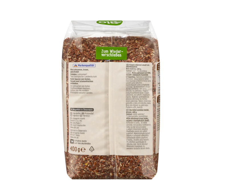 Graines de lin moulues bio – 400 g – Image 4