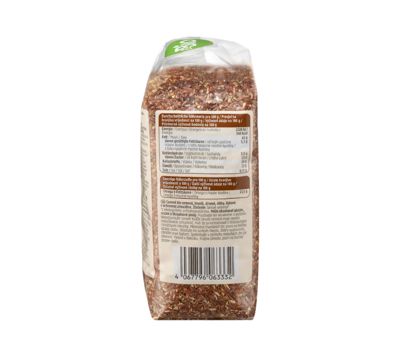 Graines de lin moulues bio – 400 g – Image 2