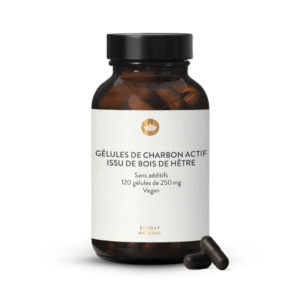 Gélules de charbon actif