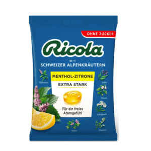 Bonbons Ricola citron menthe - extra fort