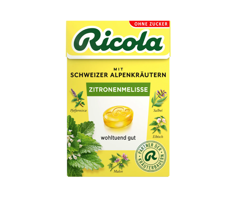 Bonbons ricola à la mélisse citronnée