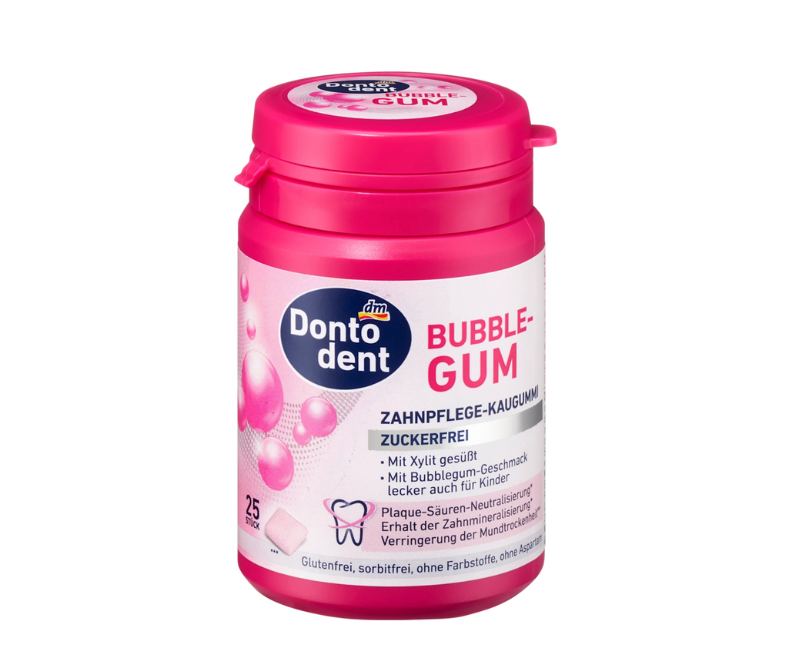 Chewing gum au xylitol bubblegum