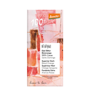 Chocolat noir 100% à l'orange sanguine