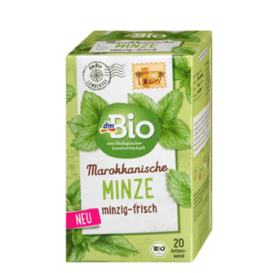 Infusion thé à la menthe bio