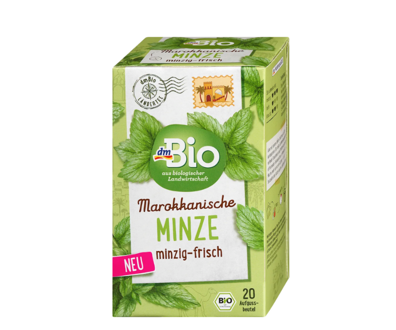 Infusion thé à la menthe bio