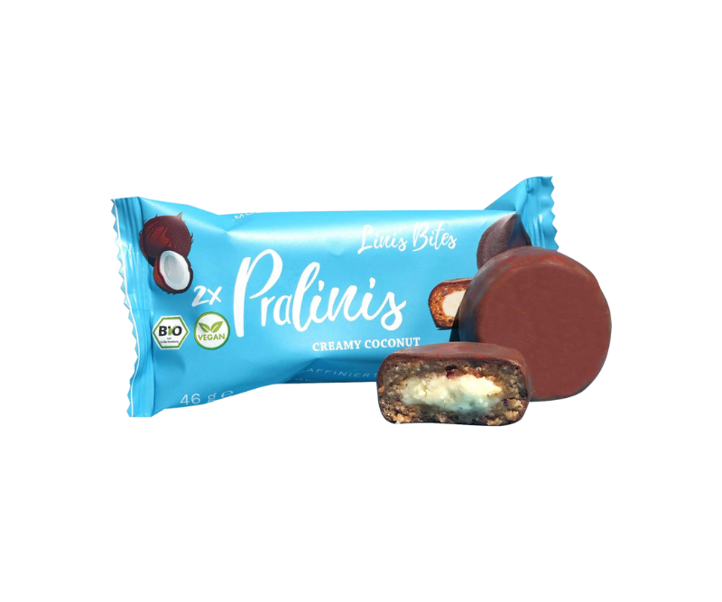 Pralinis à la Noix de Coco – Bio, Végan & Sans Gluten – 46 g