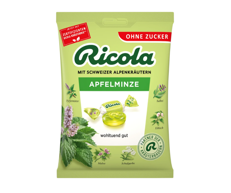 Ricola pommes menthe