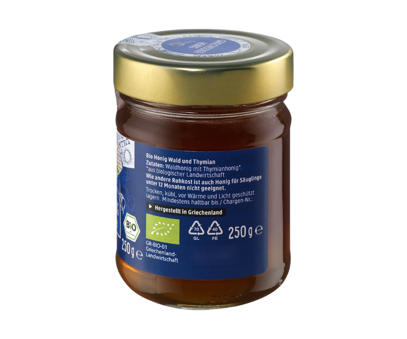 Miel Grec Bio Forêt & Thym – 250 g – Image 2