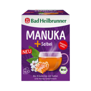 Tisane bio à la sauge et aux herbes Miel Manuka – 15 Sachets