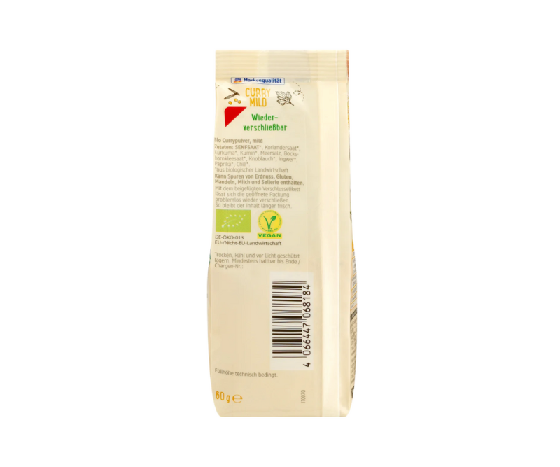 Curry doux Bio – 60 g – Image 2