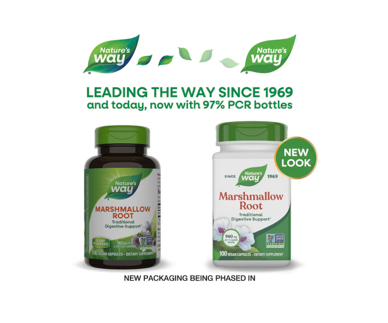 Racine de Guimauve (Marshmallow Root) – 960 mg – 100 gélules végétales – Image 3