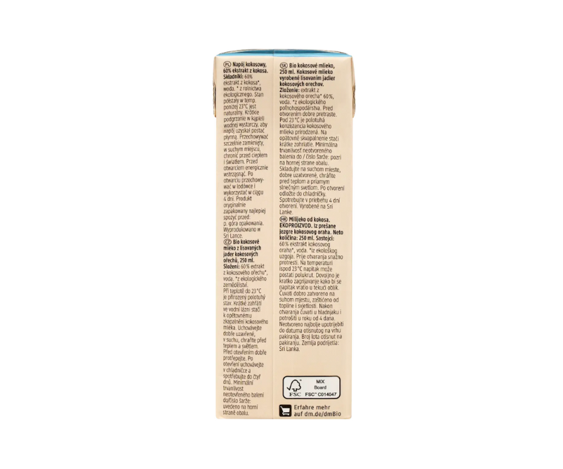 Lait de coco bio - 250 ml – Image 4