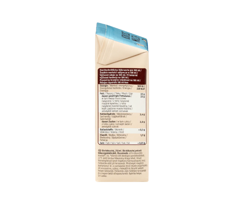 Lait de coco bio - 250 ml – Image 3