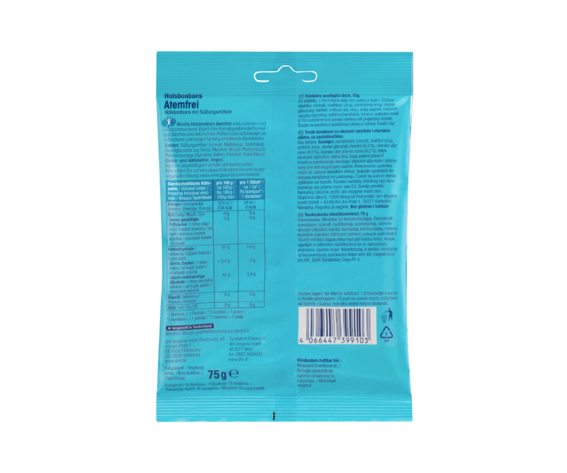 Bonbons Atemfrei Sans Sucre – 75 g – Image 2