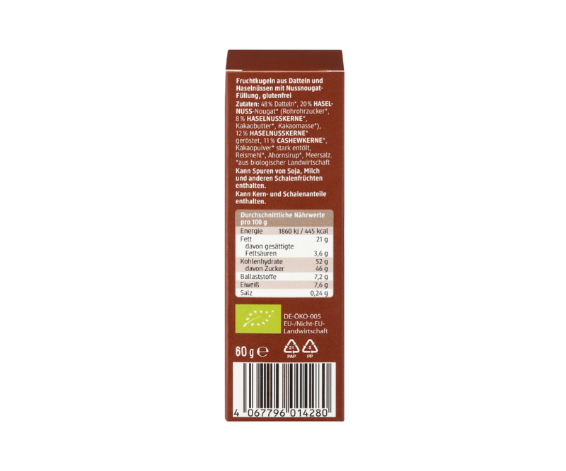 Boules Energétiques bio & sans gluten aux noisettes et cacao – Image 3