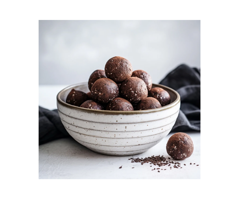 Boules Energétiques bio & sans gluten aux noisettes et cacao – Image 4