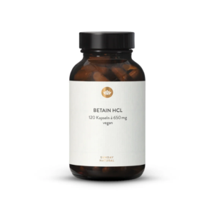 Bétaïne HCL 650 mg – 120 gélules végétales