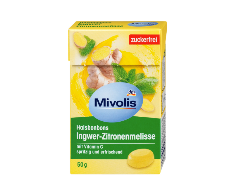 Bonbons sans sucre Citron Gingembre