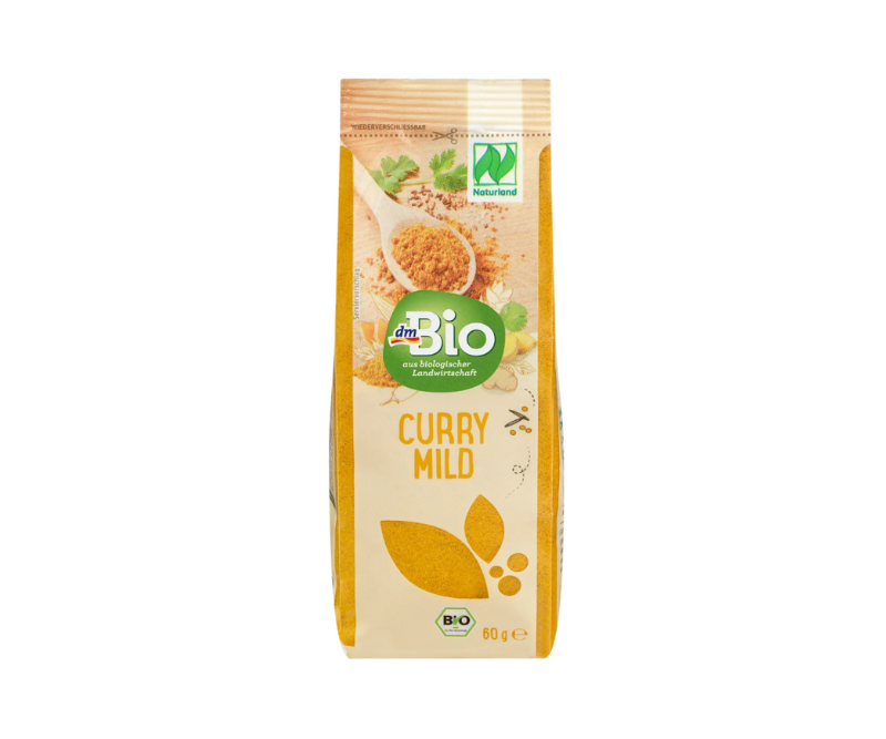 Curry doux Bio – 60 g