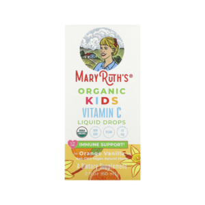Vitamine C Enfant Bio liquide – Goût Orange Vanille – 60 ml